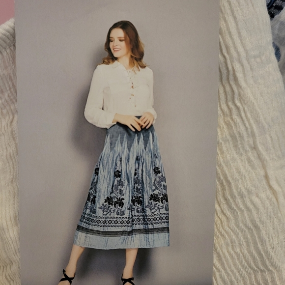 Lapis Convertible Dress/ Skirt /Maternity One Size - Picture 6 of 7